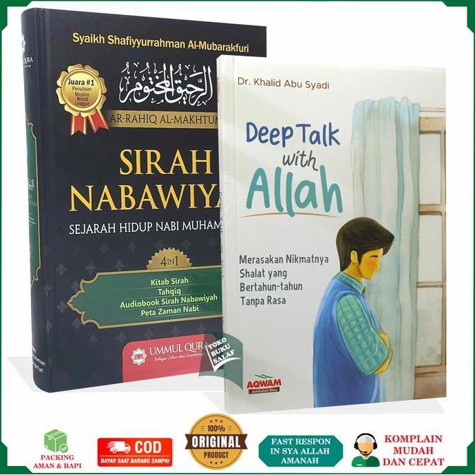 Paket 2 Buku Deep Talk With Allah Dan Sirah Nabawiyah Uq Solusi Nikmatnya Sholat Paham Sejarah Nabi 