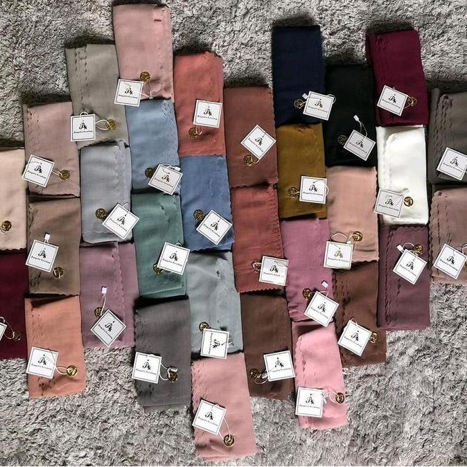 Kerudung Segiempat Original Bungatta l Kerudung Polos Bungatta l Kerudung Orginal Voal