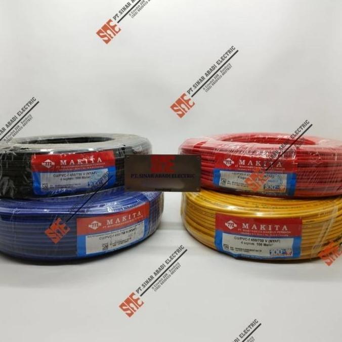 TERMURAH - Kabel Makita NYAF 4 mm ROLL 100M