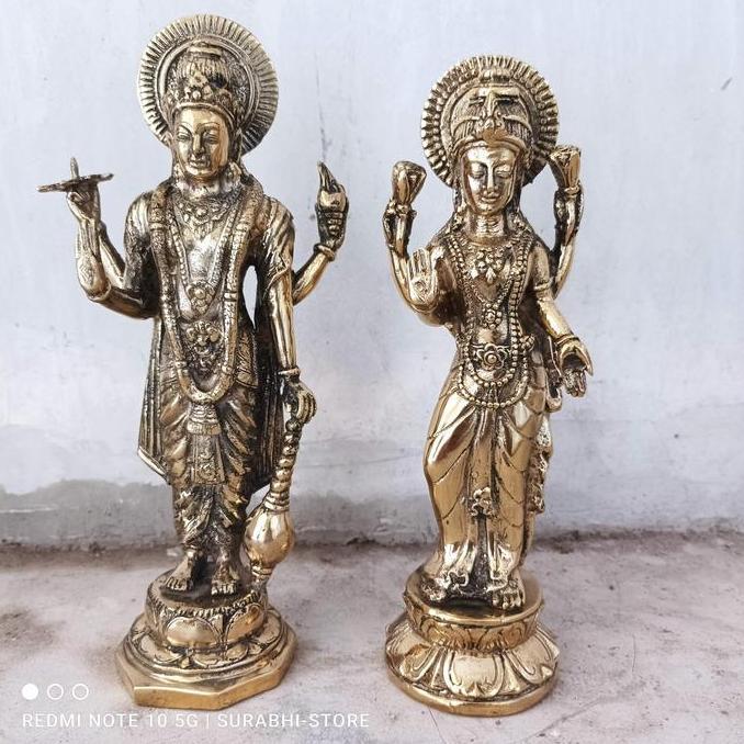 Terlaris Patung Dewa Wisnu Dan Dewi Laksmi Sepasang