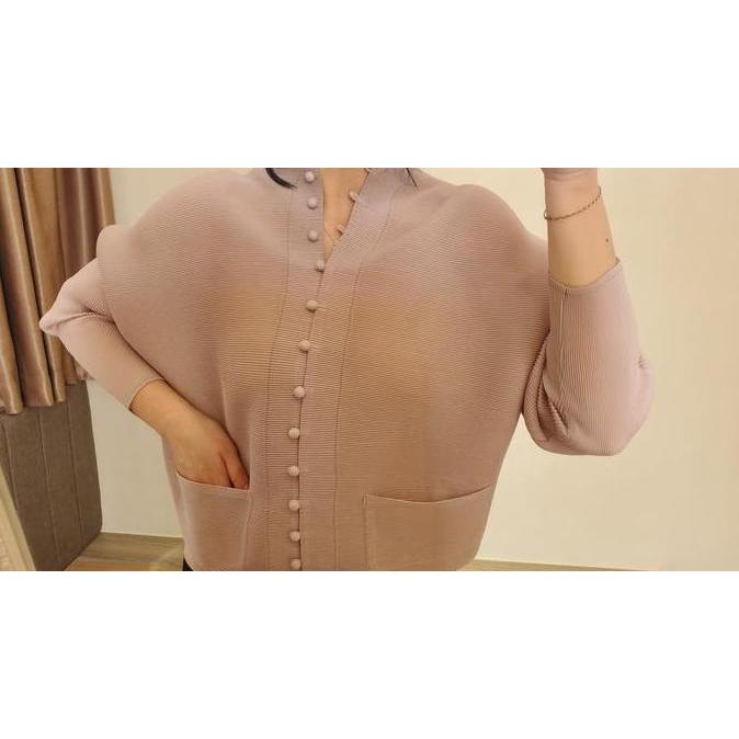 ATASAN PLISKET/PLEATS TOP/BUTTON TOP