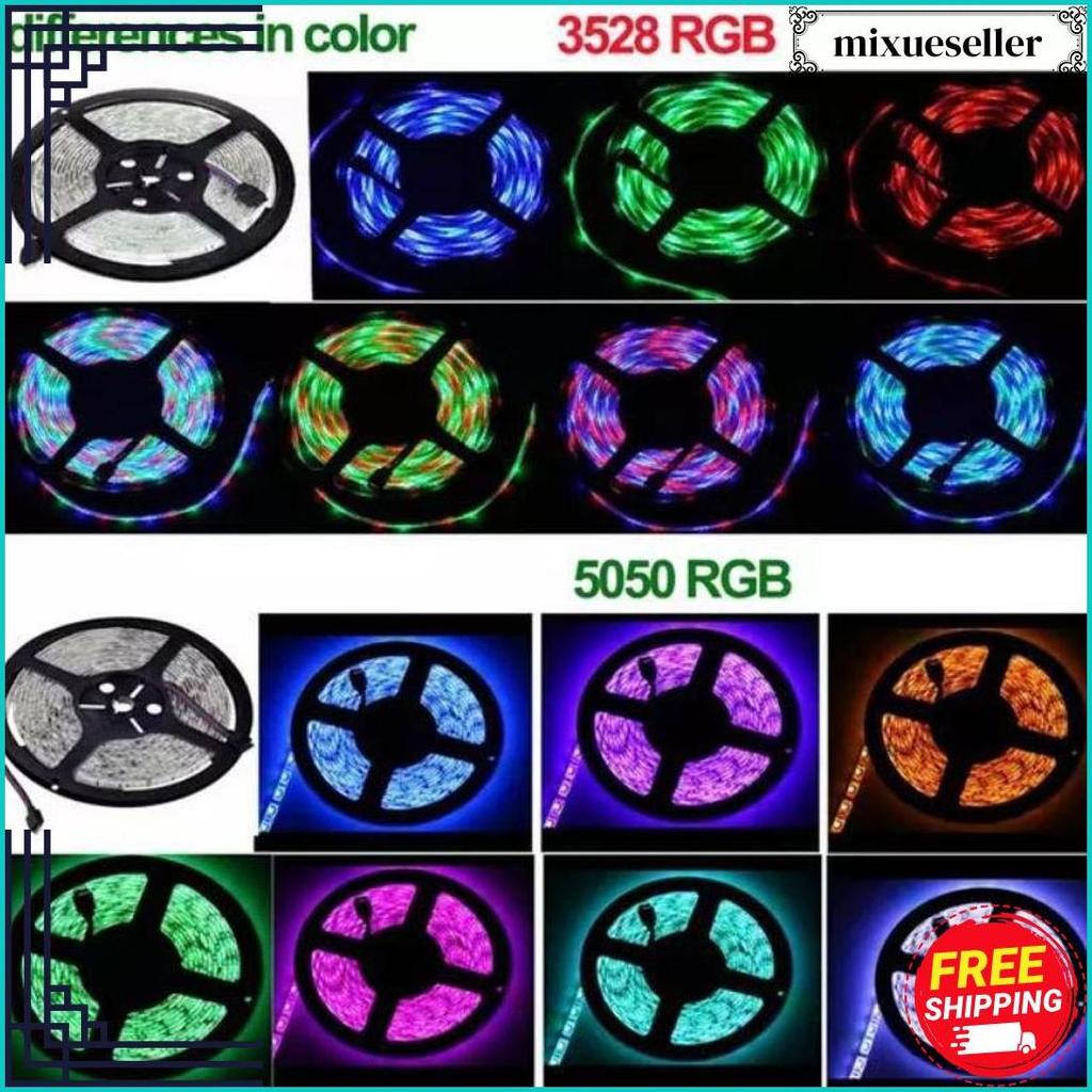 [Bluetooth+Music] Lampu Led Strip Rgb 5050 5M 10M Warna Warni 16 Warm Cod