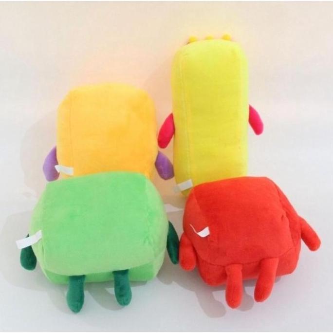 boneka Numberblocks import numberblock Plush Toys mainan kartun angka