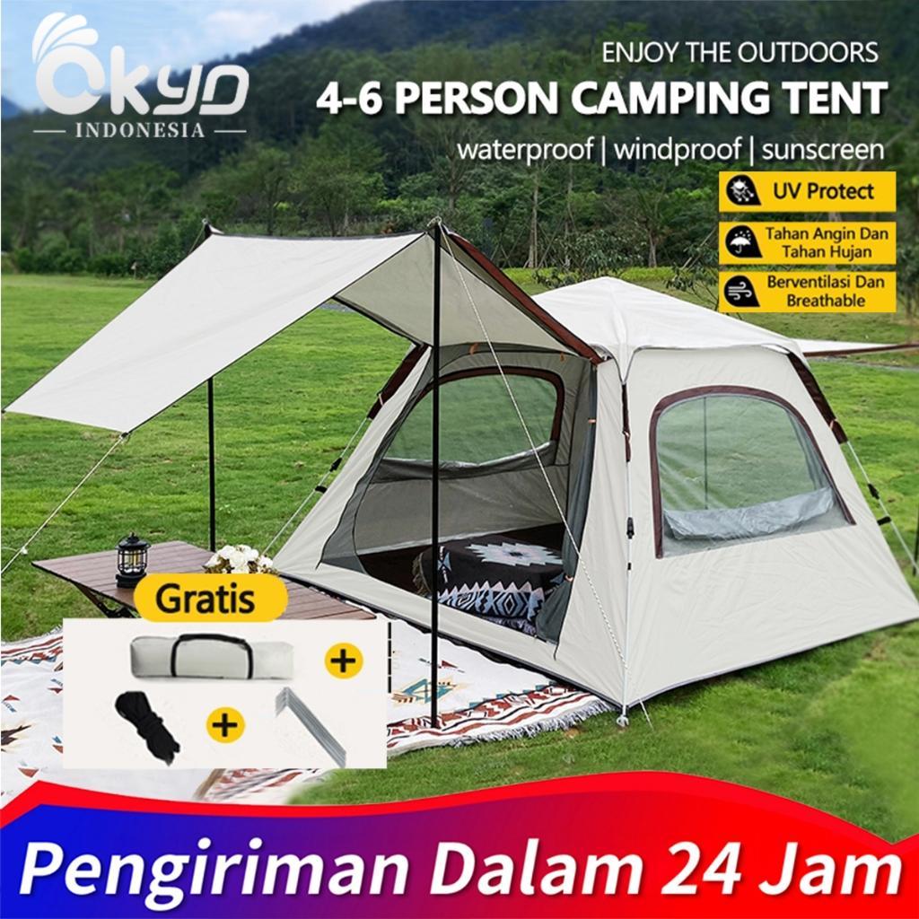 Tenda Camping Otomatis Outdoor/Tenda Lipat Portabel/Outdoor & Indoor Tenda Gunung/Tenda Camping Fami