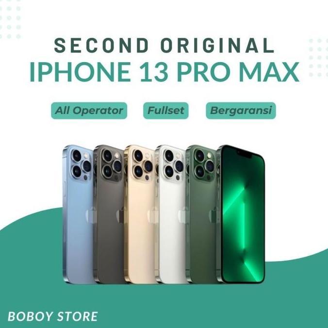Terlaris Iphone 13 Pro Max 128Gb / 256Gb / 512Gb / 1Tb Second Fullset
