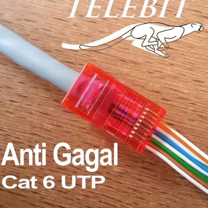 RJ45 Pin Kabel Lan / UTP PIN / PIN UTP / RJ45 Klem konektor Kabel