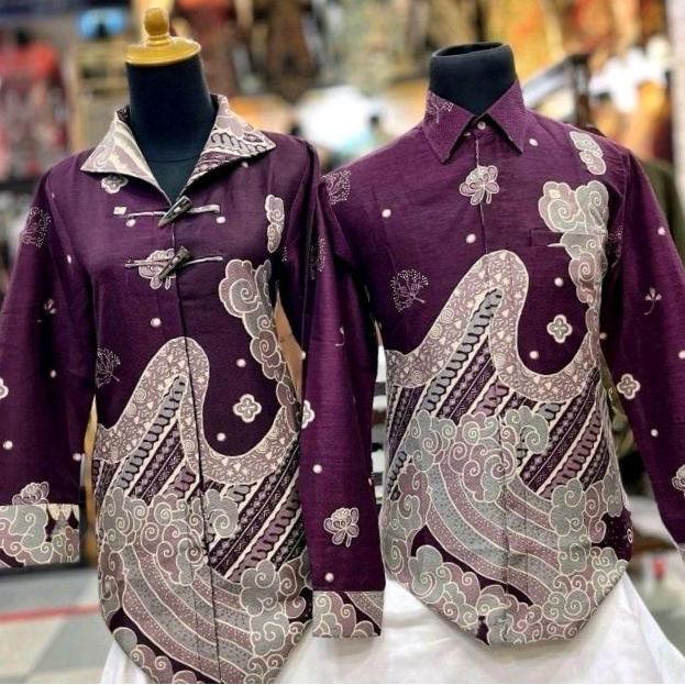 Batik atasan bahan dobby premium wanita pria