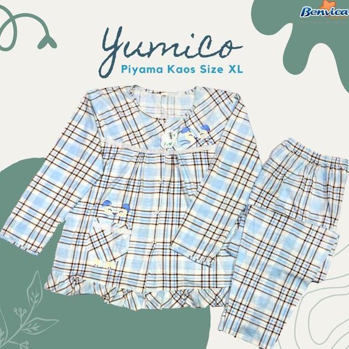 BAJU TIDUR PIYAMA XL PREMIUM YUMICO - B