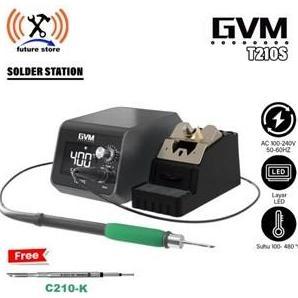 GVM T210S SOLDER STATION ORIGINAL - SOLDER LAYA LED LCD - SOLDER CEPAT PANAS TEKNISI PONSEL HANDPHON