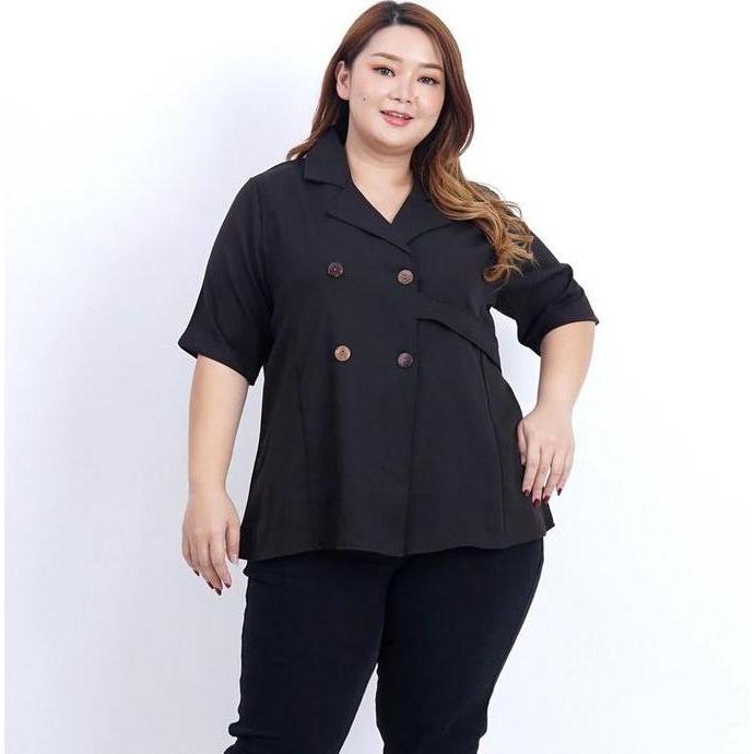 BLOUSE JUMBO WANITA OVER BSIZE 024 KERJA KANTOR PESTA BAJU HAMIL