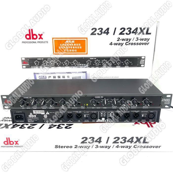 Crossover Dbx 234Xl 2Way / 3Way / 4Way Grade A Crosover Dbx234 Xl 234 Xl Bagus ( Bisa Cod ) Original