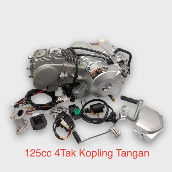Engine / Mesin 125cc 4 Tak Manual Kopling Tangan Minimoto - Mini Trail - Monkey - Universal