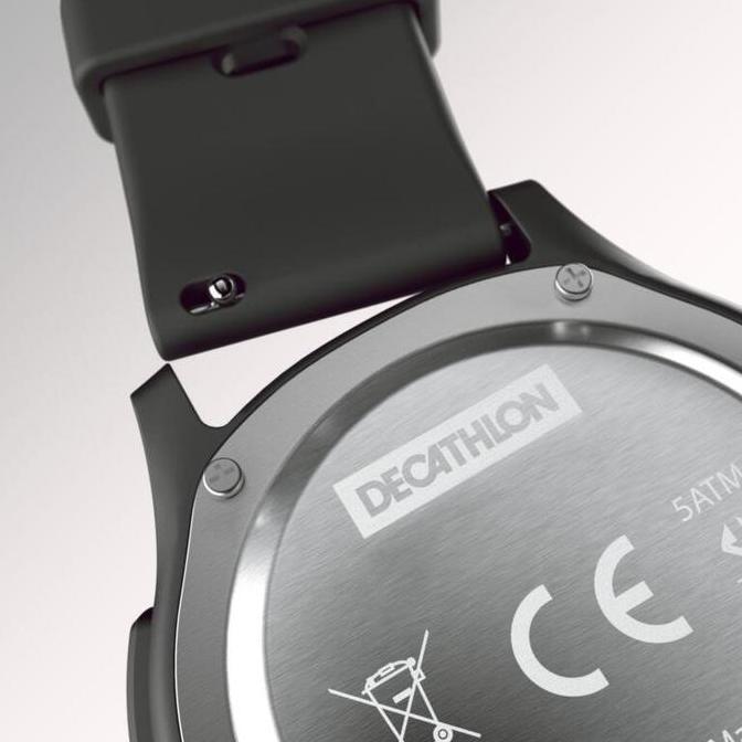 Kalenji Atw100 Jam Tangan Running Stopwatch - Hitam