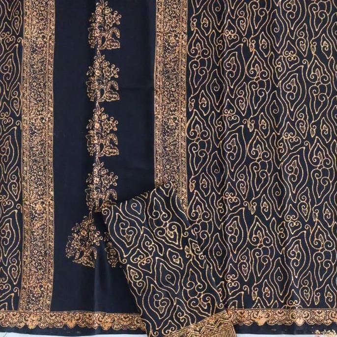 Kain batik cirebon sarung selendang sogan batik paris cap remekan 02