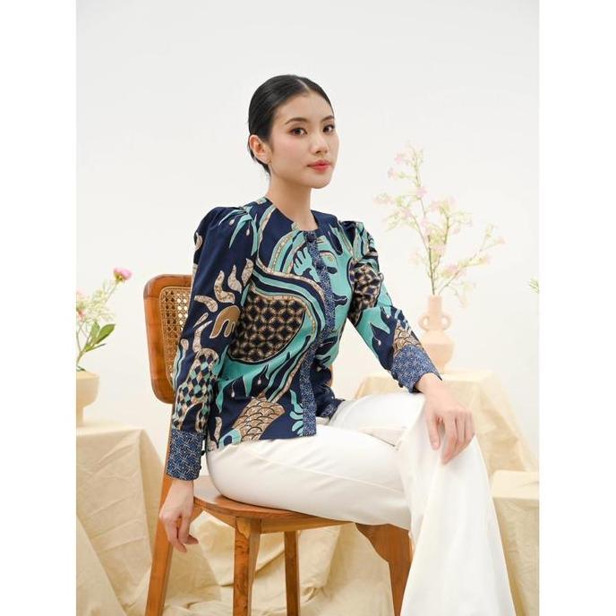 Atasan Batik Lengan panjang nuansa batik - 331AYU
