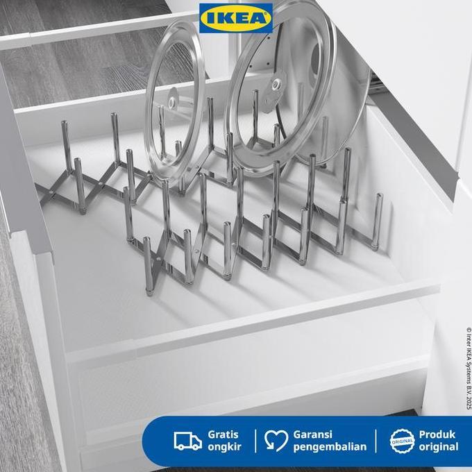 IKEA VARIERA Pengatur Tutup Panci Bahan Stainless Serbaguna
