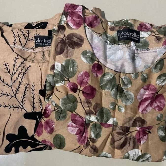 PAKET USAHA (5 PCS) Setelan Piyama Baju Tidur Wanita Babydoll Batik / Rayon Stelan Celana Kulot Tang