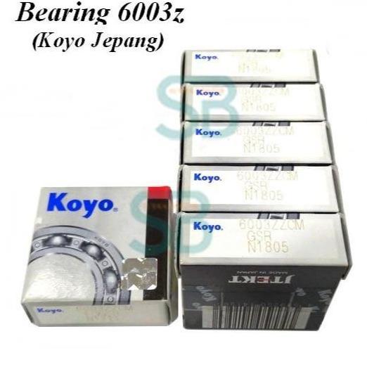 Bearing 6003Z Koyo Japan Ball Bearing 6003Zz Koyo Jepang Bearing 6003Z Ball Bearing 6003Zz Cover Bes