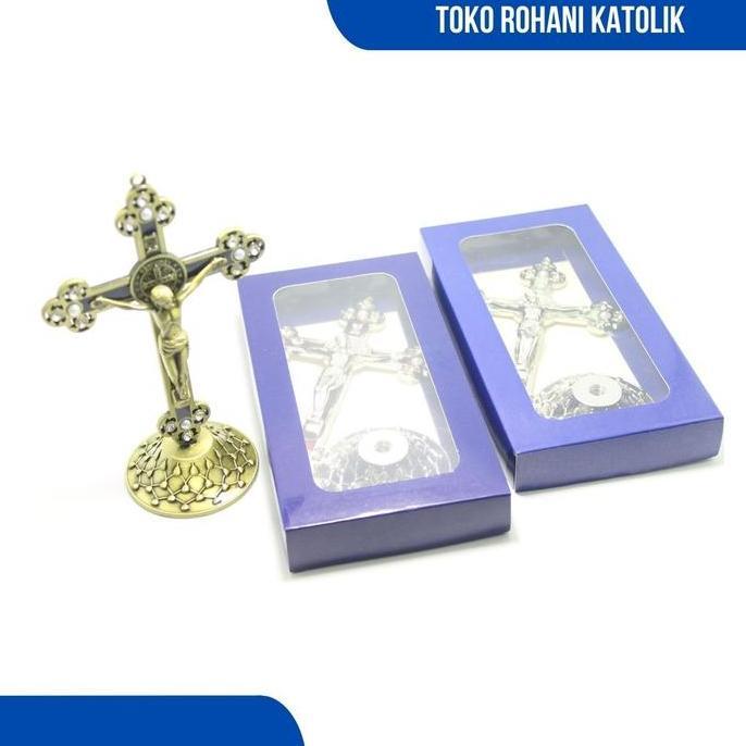 SALIB DUDUK BENEDIKTUS / SALIB DUDUK KATOLIK / SALIB MEJA BENEDICT