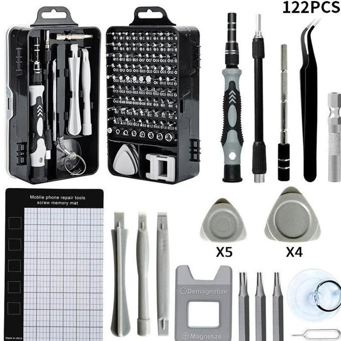 Grosir 122 In 1 Obeng Komputer Obeng Reparasi Laptop Obeng Set Lengkap Untuk Hp Obeng Set Reparasi H