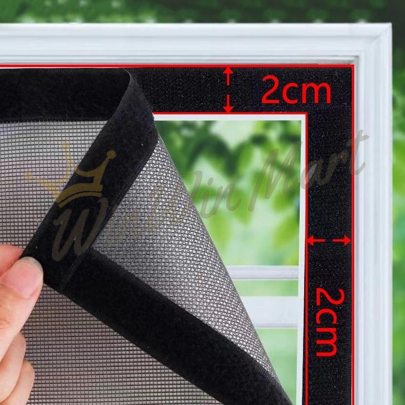 Bisa Cod Wwm Kelambu Jendela Anti Nyamuk /Jaring Kasa Perekat / Jaring Kasa Anti Nyamuk /Jendela Kas