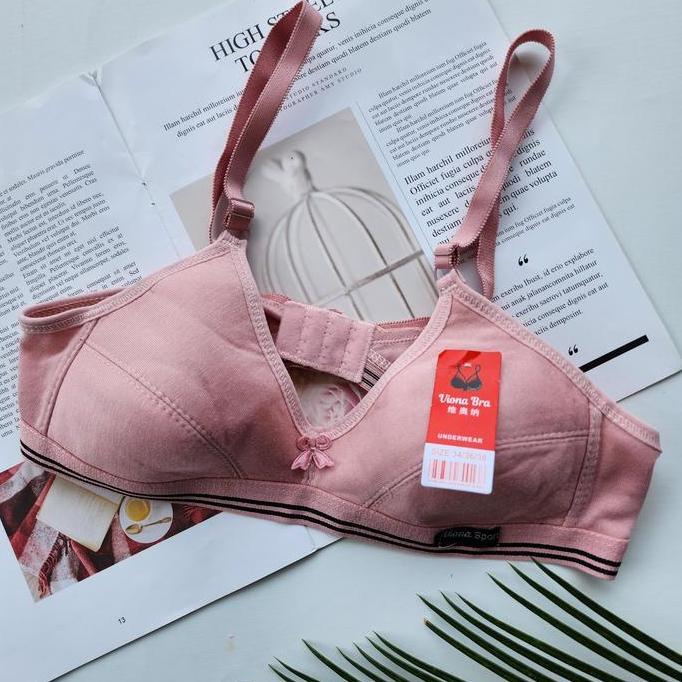 Murah BH Bra Wanita Dewasa Sport Tanpa Busa Tipis 34 36 38 40 Jumbo 42 Non COD