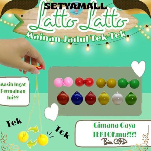 Termurah Lato Lato Tek Tok/Latto Latto/Mainan Nostalgia Jadul Lato Lato /Lato Lato Mainan Anak Tradi