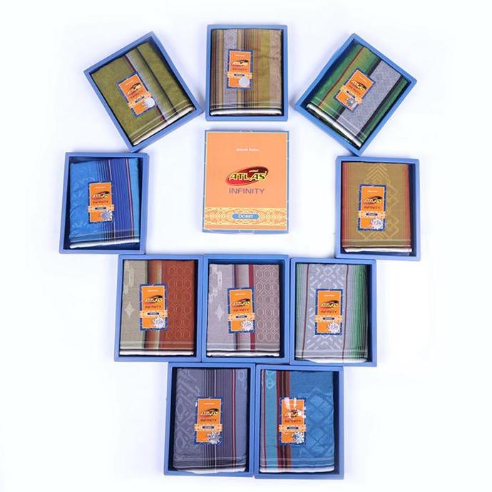 Spesial Grosir 10 Pcs Sarung Atlas Infinity Dobby