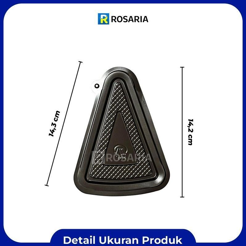 [ 10 Pcs ] Mika Ct Segitiga Merk Mmp Plastik Cake Kue Jajan New