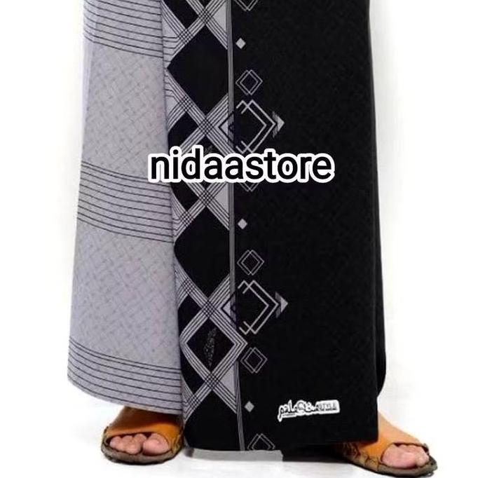 Spesial Sarung Geopa Hitam Abu Rabbani Original