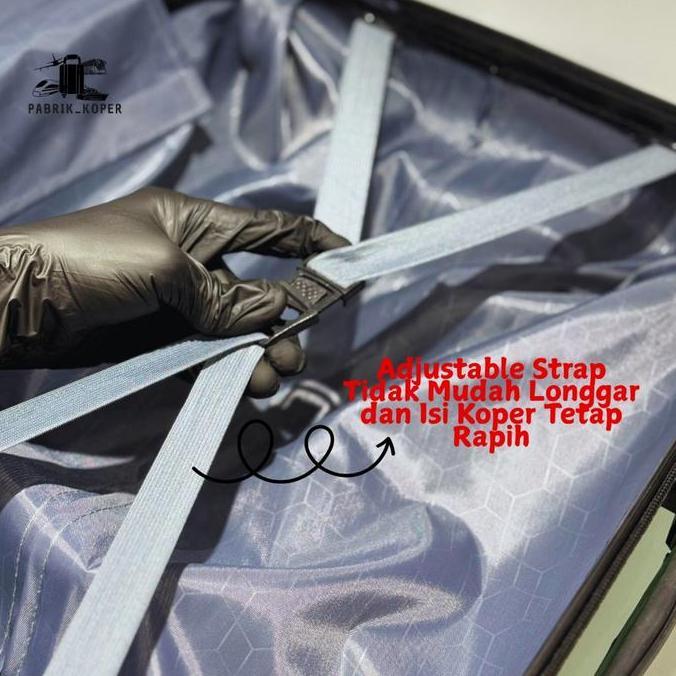 Koper Fiber Polo Vienna 24 Inch 001 Free Kardus Pengiriman Cepat