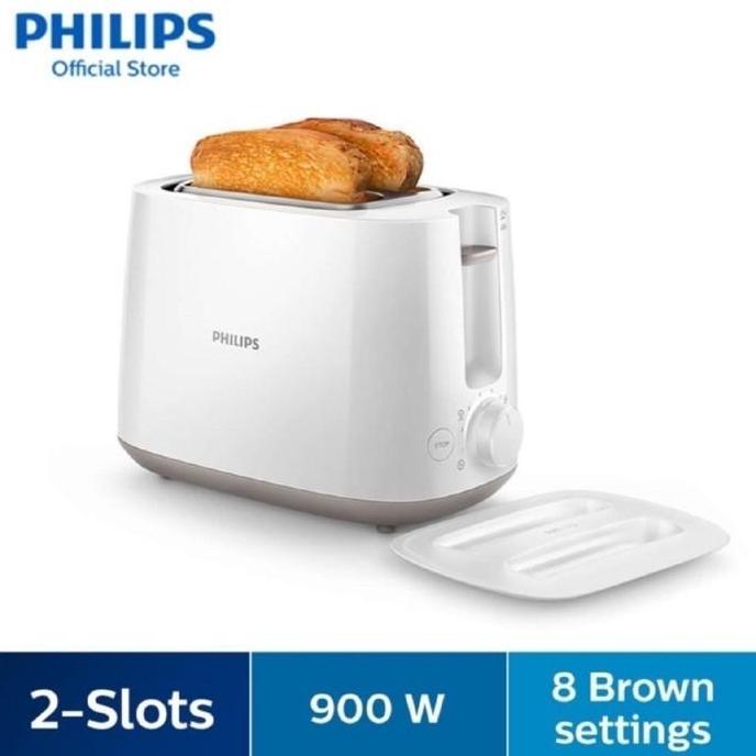 Philips HD2582 Toaster Pemanggang Roti 2 Slot - Daily Collection