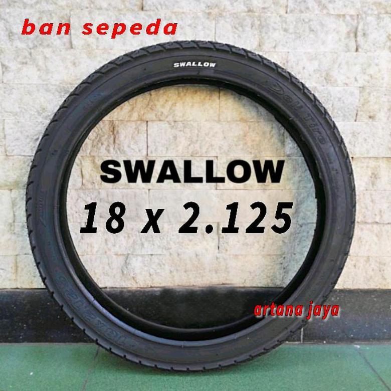 ban sepeda 18 x 2.125 SWALLOW luar dalam untuk sepeda 18 inch