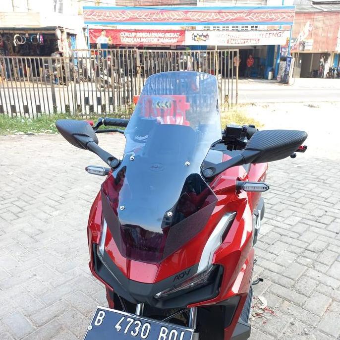 Visor Windshield Adv 160 Adv 150 Tinggi Ydp Hitam Clear Smoke