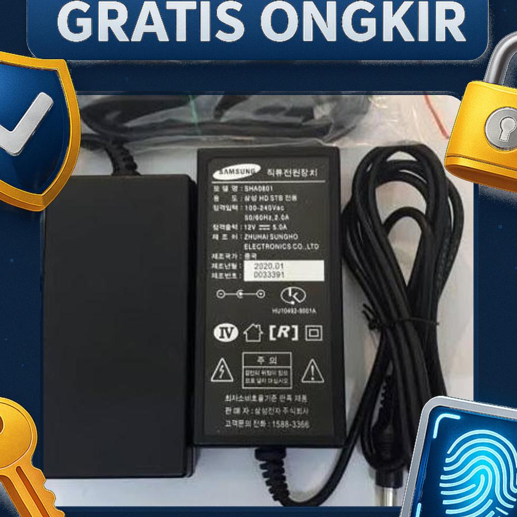 Adaptor 5A Ampere Samsung / Adaptor 5A 12V / Adaptor Cctv Dvr