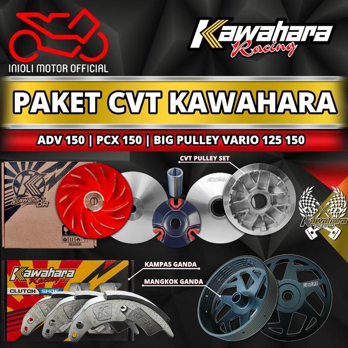 PAKET CVT KAWAHARA RACING ADV PCX VARIO STYLO MIO AEROX NMAX LEXI MIO KARBU MIO M3 FAZZIO FINO FI ES