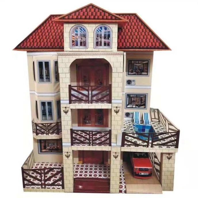 rumah kertas sembahyang leluhur uk 4 tingkat