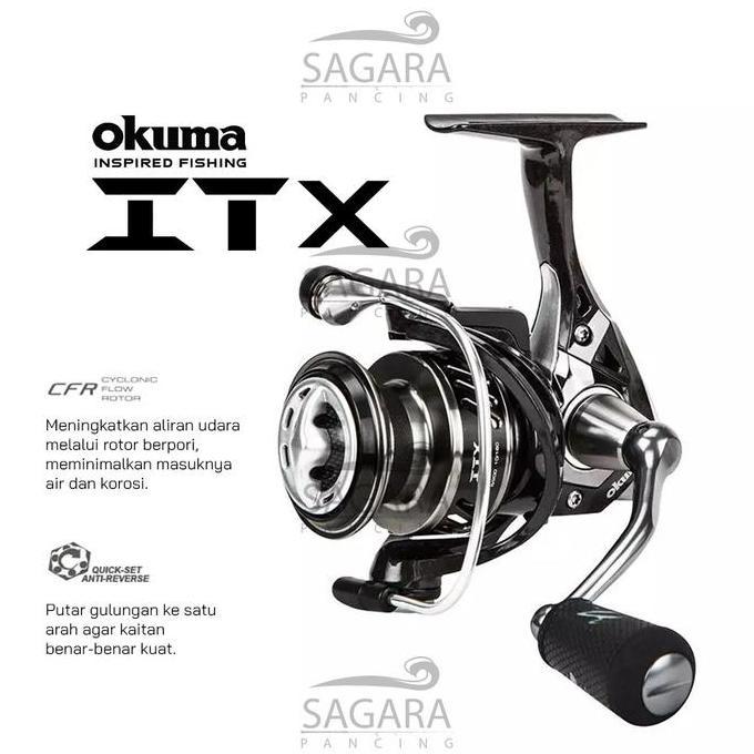 Reel Okuma ITX | Reel Ultra Light | Reel UL | Reel Pancing Spinning Power Handle