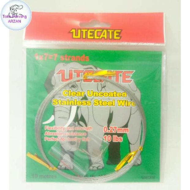 Berkah Abadi - Neklin / Kawat Sling Utecate / Catfish 1X7 Panjang 10 M - Beli Lokal