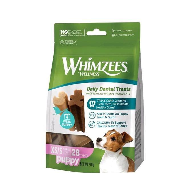 Whimzees Puppy Dental Chew Dog Treats - Snack Makanan Anjing