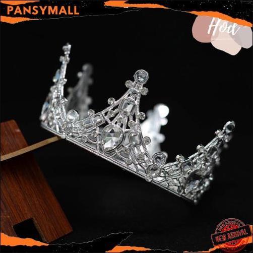 Best Seller Topper Bold Crown Black Silver Dark Gold Hiasan Birthday Cake Tiara Hitam Mahkota Krista