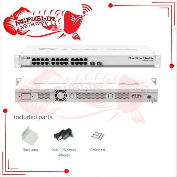 MikroTik CSS 326 24G 2S+ RM CSS326-24G-2S+RM