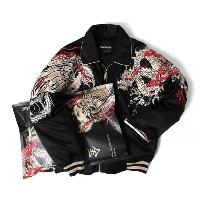 Memphisorigins Sukajan Jacket Kinryu/Ishikawa New Best Quality 100% Original