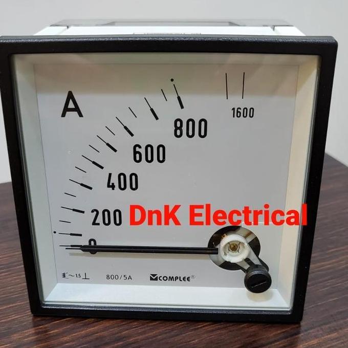 Ampere Meter AC ( via CT )Merk Complee