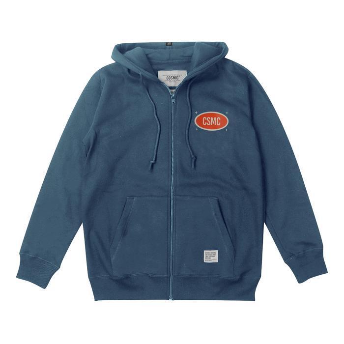 Cosmic Sweater Zipper Hoodie Vortrag Blue Termurah Best Quality 100% Original