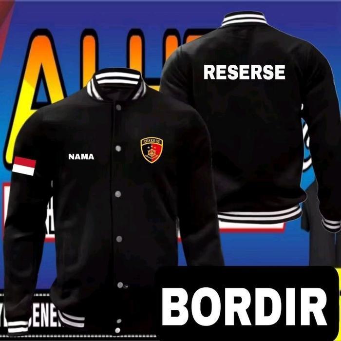Jaket Bordir Bisa Satuan Bisa Request Nama Jaket Bordir Reserse Jaket Reserse Jaket Varsity Reserse 
