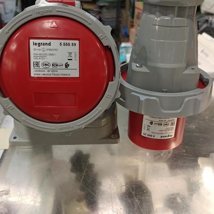 legrand 1set surface mounting 5 pin 63A Promo Premium