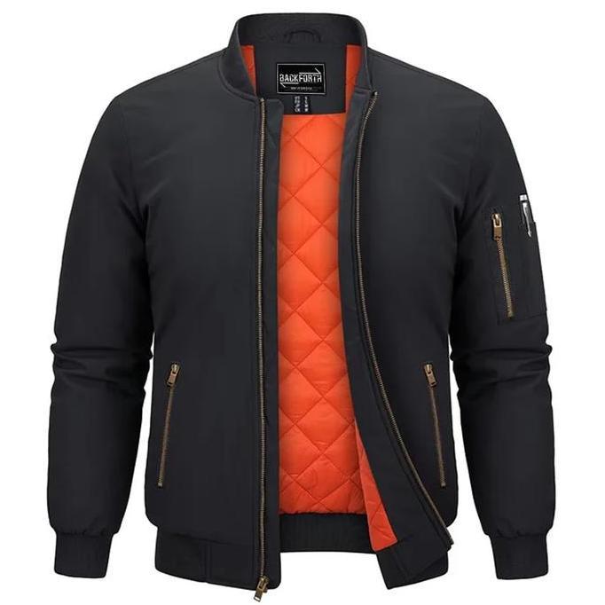 BACKFORTH Jaket Bomber Executive Pria Casual ANG