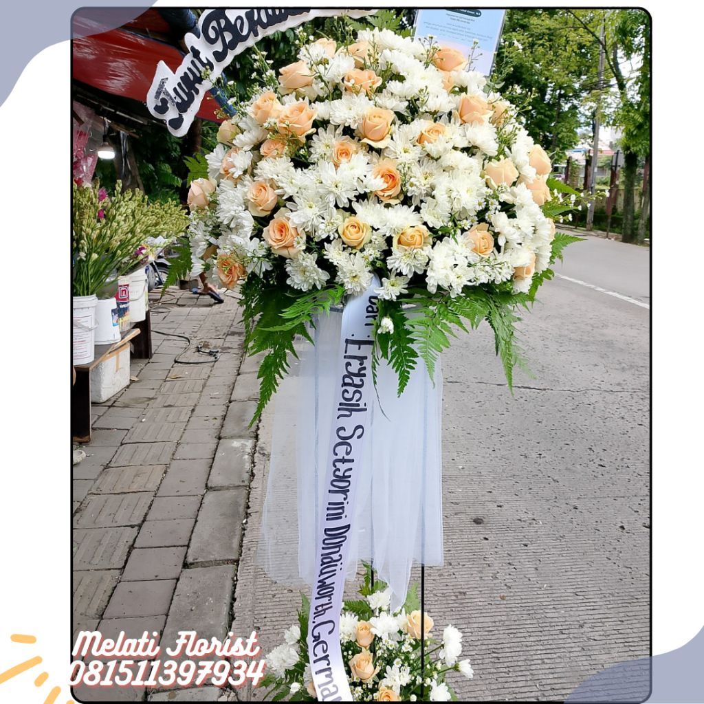 Standing flower | Standing flowers | standing flower selamat dan sukses | standing flower dukacita |