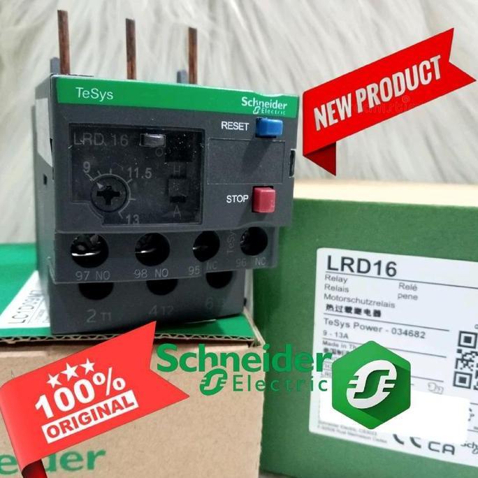 Overload Kontaktor Schneider New Original Lrd 22 16-24A/Overload Schneider Lrd22 Overload Schneider 
